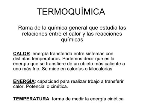 La Termoquímica Escuelapedia Recursos Educativosescuelapedia