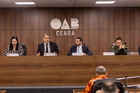 Oab Ce Requer Ao Consesp Participa O Efetiva Da Advocacia Nos