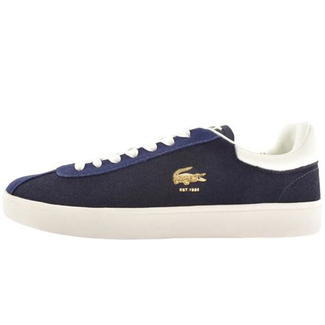 Lacoste Baseshot Trainers In Blue For Men Lyst