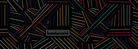 Abstract colorful geometric lines header background 382343 Vector Art ...