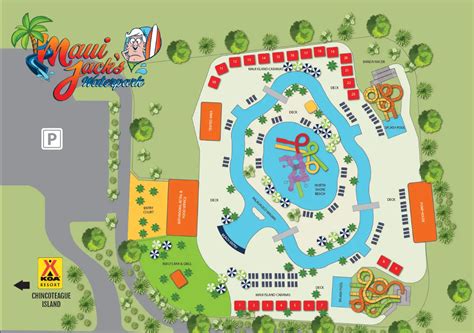 Maui Jack S Waterpark Map And Brochure