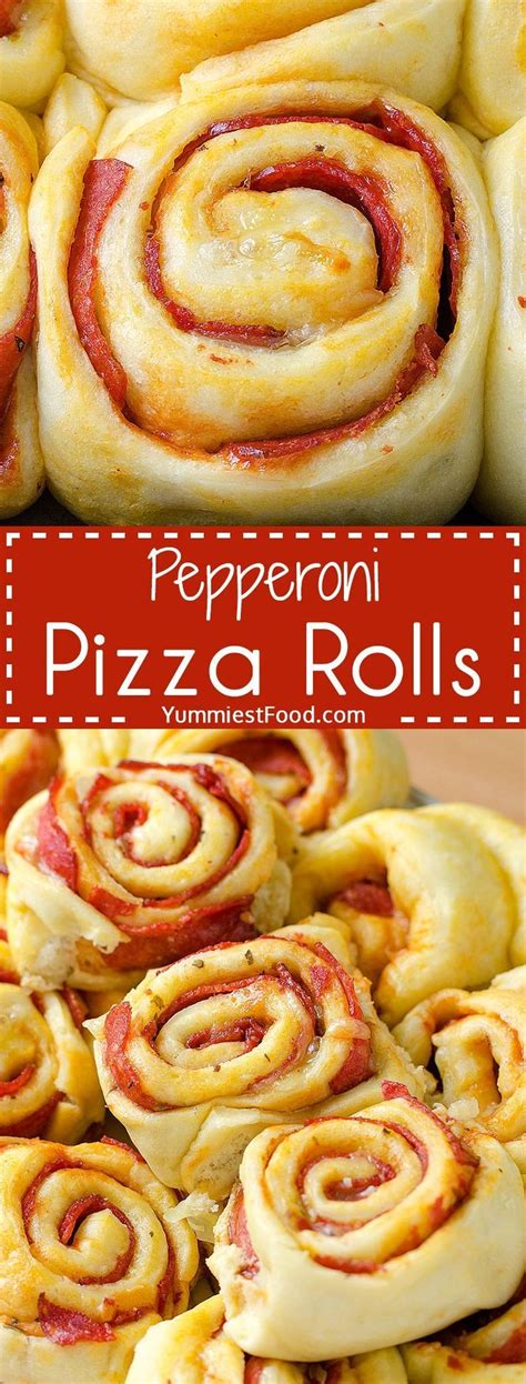 Pepperoni Pizza Rolls So Nice And Easy Way To Enjoy Pizza These Pepperoni Pizza Rolls Are