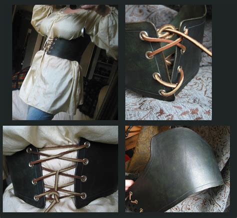 Green Leather Waist Cincher By Demara On Deviantart