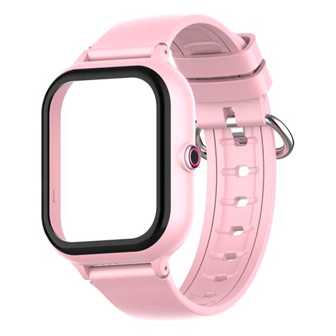 KT24 Silicone band with frame – Fits For KT20 - KT24S – Pink - Mykidswatch