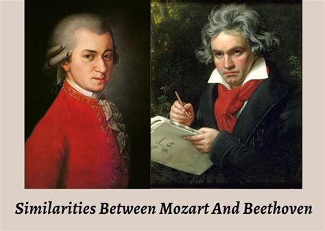 Similarities Between Mozart And Beethoven - CMUSE