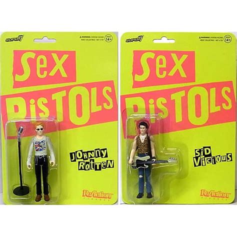 ASTRO ZOMBIES SUPER 7 REACTION FIGURES 3 75インチアクションフィギュア SEX PISTOLS