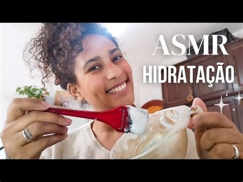 Asmr Caseiro Hidratando O Seu Cabelo Roleplay Youtube