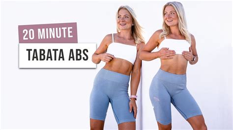 DAY 6 20 MIN TABATA ABS Ab Workout No Equipment No Repeat 7