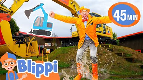 blippi learns about tractors - Youtube Kids