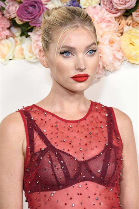 Elsa Hosk Sexy Nipples In Sheer Bra At 3rd Annual Revolveawards In