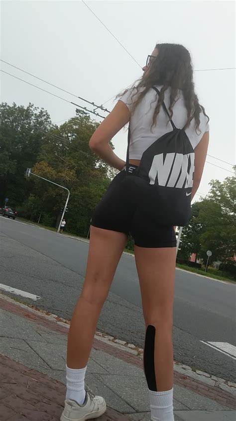 First Post Oc Video Cute Brunette With Glasses In Nike Pro Shorts Taking Shots Of Me As