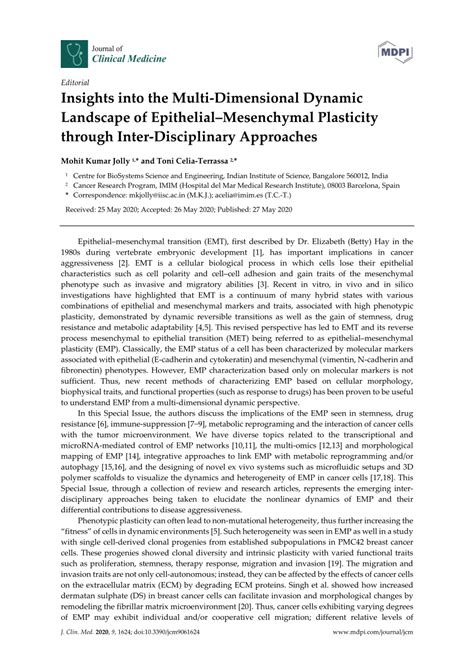 PDF Insights Into The Multi Dimensional Dynamic Landscape Of