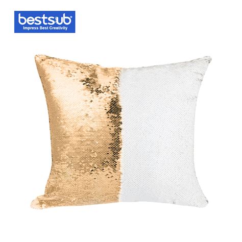 Sublimation Blank Flip Sequin Pillow Cover With Custom Photo Print