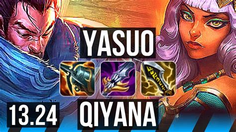 YASUO Vs QIYANA MID 8 0 4 3 3M Mastery 1400 Games Legendary