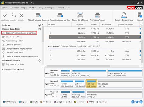 Comment D Placer Redimensionner Une Partition Minitool Partition Wizard