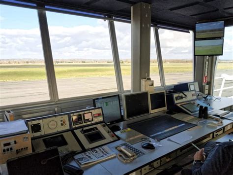 Inside Air Traffic Control Tower