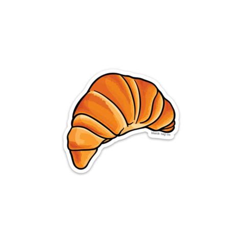 The Croissant Sticker Food Stickers Sticker Design Inspiration Stickers