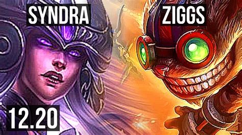 SYNDRA Vs ZIGGS MID 7 0 3 1 6M Mastery Godlike EUW Diamond 12