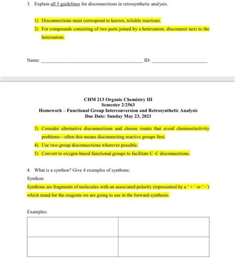 Solved 3 Explain All 5 Guidelines For Disconnections In Chegg