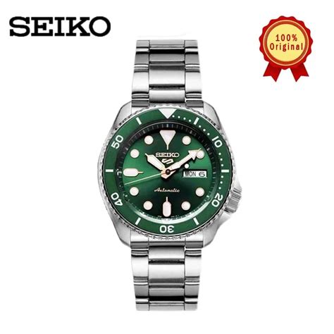 Seiko Rel Gio De Banda De A O Imperme Vel Autom Tico Masculino Rel Gios