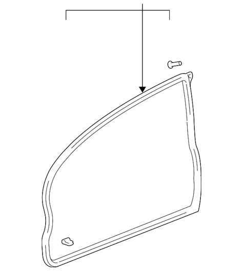 S S E Weatherstrip L Front Door Honda Civic