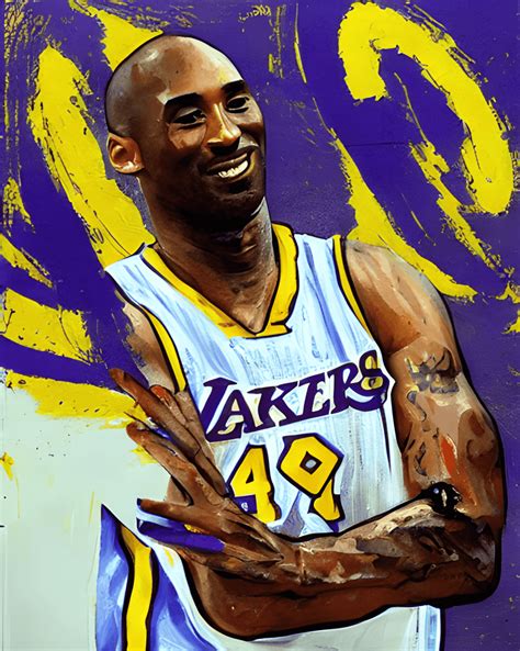 Kobe Bryant Painting · Creative Fabrica