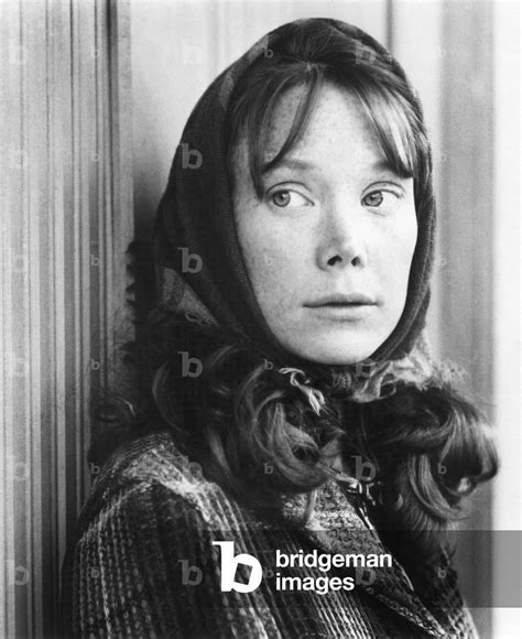 Sissy Spacek Head And Shoulders Portrait On Set Of The Film Coal