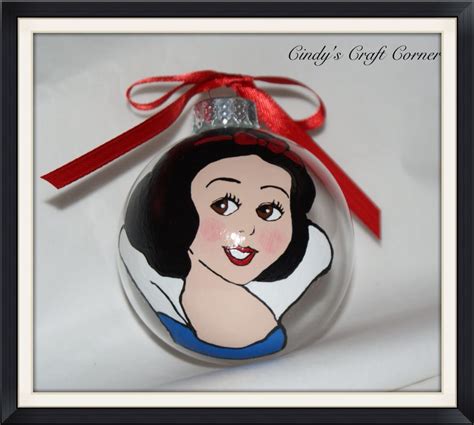 Snow White | Painted ornaments, Christmas ornaments, Novelty christmas