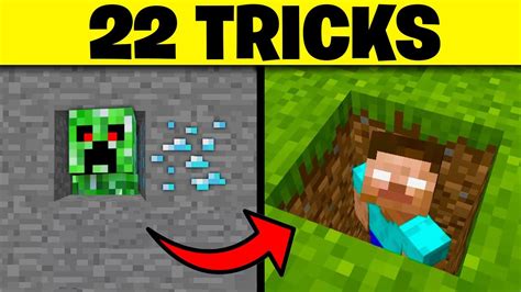 22 TRICKS In MINECRAFT Um FREUNDE Zu PRANKEN YouTube