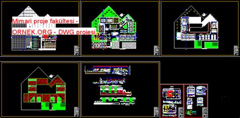 Proje Sitesi Çizim Autocad Projeleri