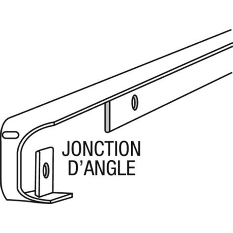 Profils Plans De Travail Aluminium Longueur Mm Raccord D Angle