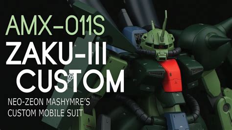 AMX 011S ZAKU III CUSTOM 2 YouTube