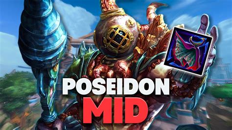 Essa Build Fica MUITO IMORAL POSEIDON MID SMITE Ranked Conquista YouTube