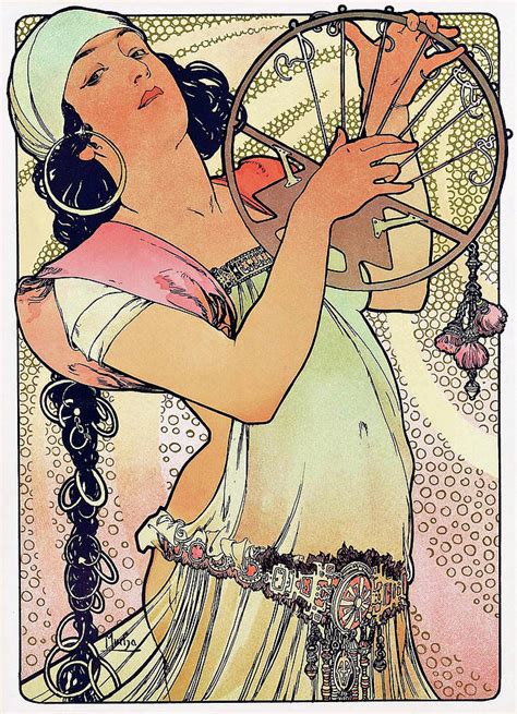 Salome Digital Remastered Edition Painting By Alfons Maria Mucha