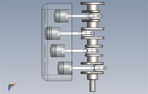 曲轴活塞solidworks 2020模型图纸免费下载 懒石网