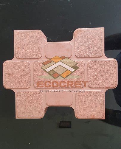 Ecocret Concrete Cement Interlocking Tiles Color Red Gray Yellow