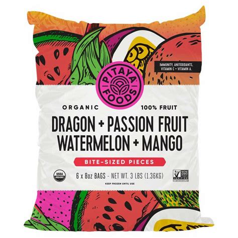 Pitaya Foods Organic Fruit Blend 3 Lbs Costco Food Database