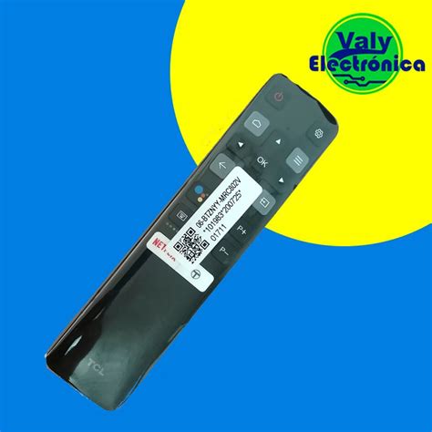 Control Remoto Para Tv Smart Tcl Con Comando De Voz Rc V Asiste De