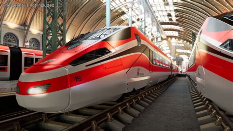 Frecciarossa High Speed Train D Model Ds Blend C D