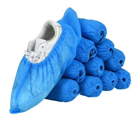 Disposable Non Woven Cpe Medical Shoe Cover With T Clips Surgical Shoes