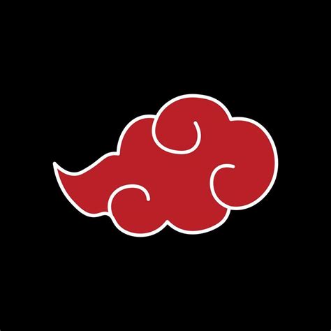 Akatsuki emblem, Naruto anime 23211207 Vector Art at Vecteezy