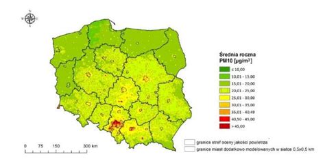 Mapa Smogu W Polsce Mapa