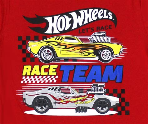 POLO MANGA LARGA ALGODÓN NIÑO HOT WHEELS ROJO HWS
