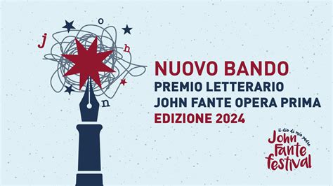 Bando Premio Letterario John Fante Opera Prima