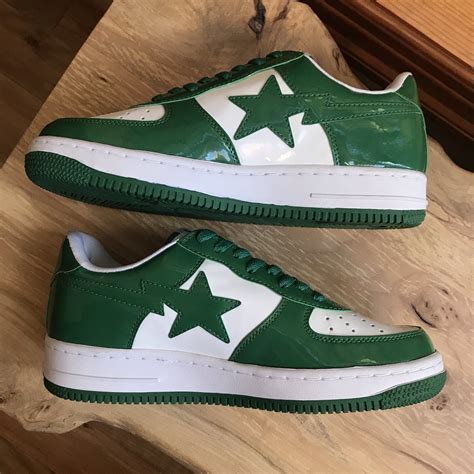 Bape Whitegreen Tiger Bapesta 10 344 Famshop Bape Shoes Jordan Shoes Retro Hype Shoes