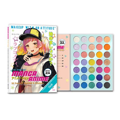 Rude Cosmetics Manga Anime Book 2a 35 Eyeshadow Palette