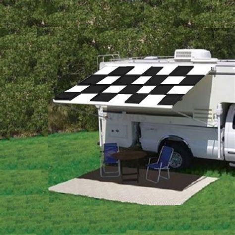 Carefree Rv Carefree Rv Campout Awning 4 0 Meter Checkered Flag 981579a00