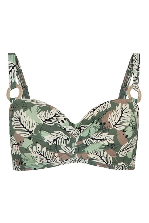 Leaves Lotus Bikini Üstü PLTZW8PY20IY ARM ARMY Penti