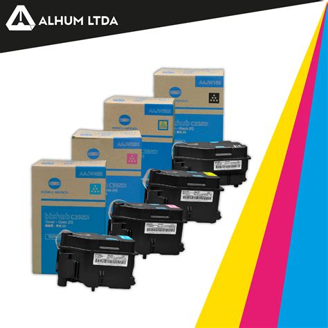 Toner Konica Minolta Bizhub C3320i TNP80 Cartucho Original Cmyk Alhum