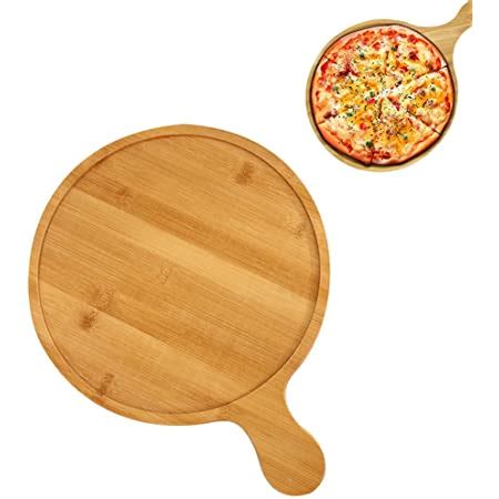 Planche Pizza Ronde En Bambou Cm De Diam Tre Design L Gant